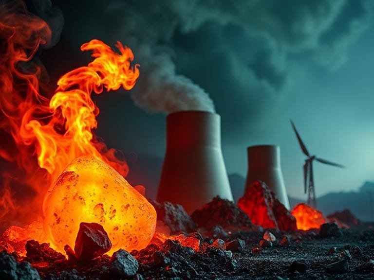 Energy minerals are used to generate energy, either through combustion or nuclear reactions