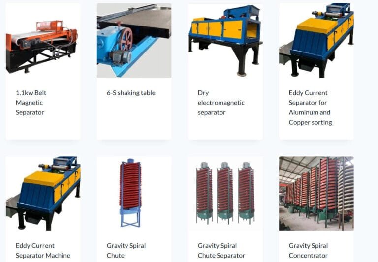 Top 9 Spiral chute separator manufacturers