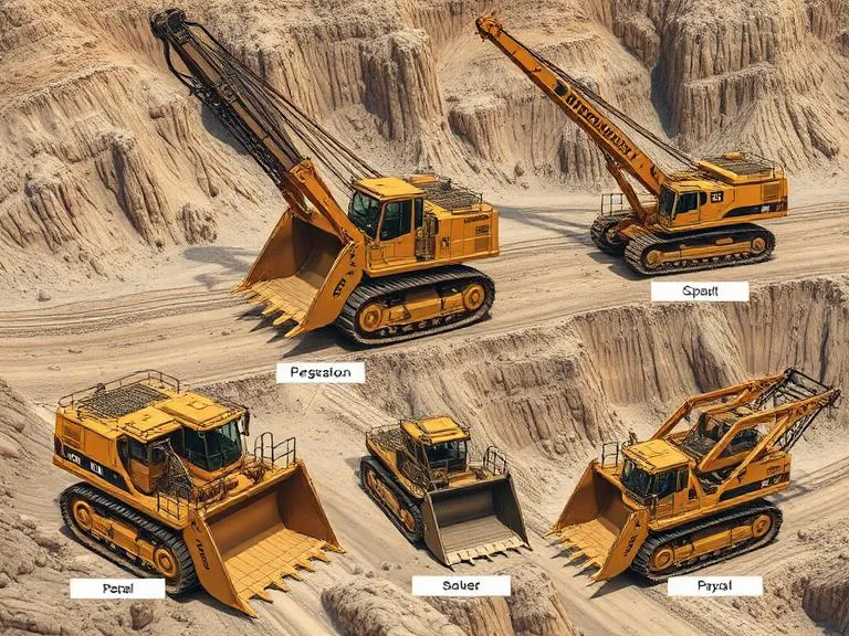 5 Different Types of Mine Shovels