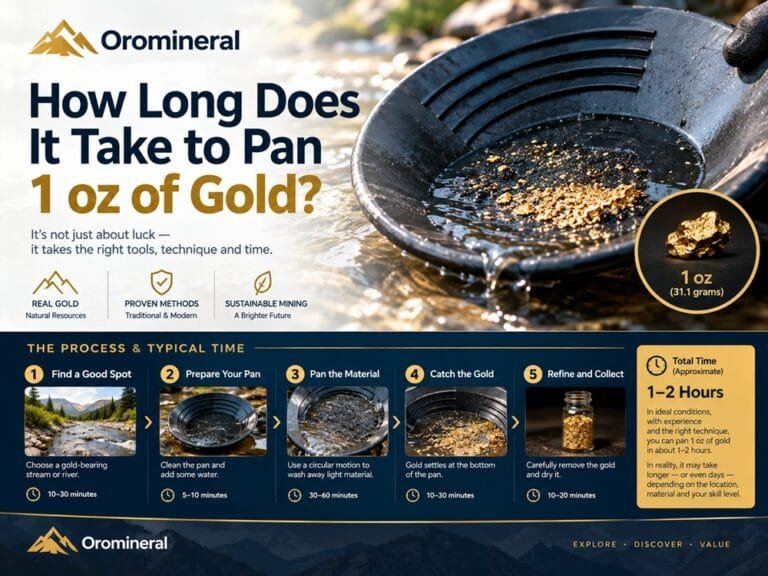 How Long Does It Take to Pan 1 oz of Gold