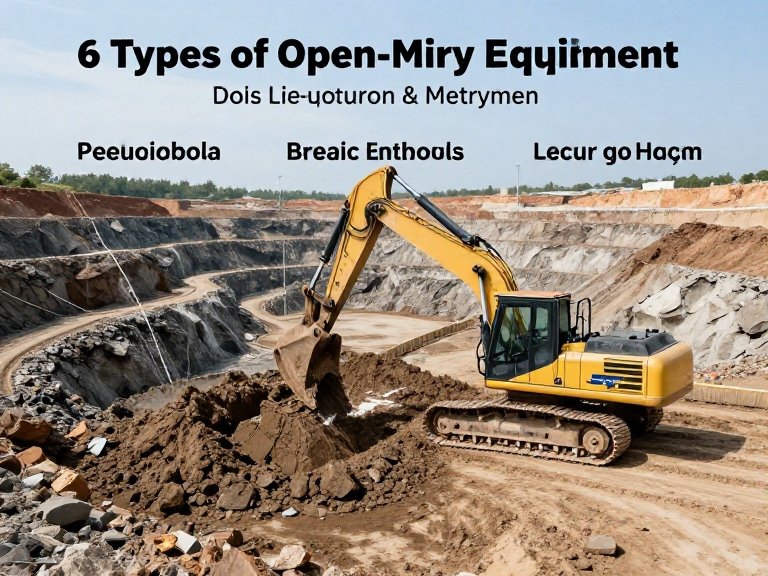 6 Types of Open-Pit Mining Equipment Used for Excavation and Extraction